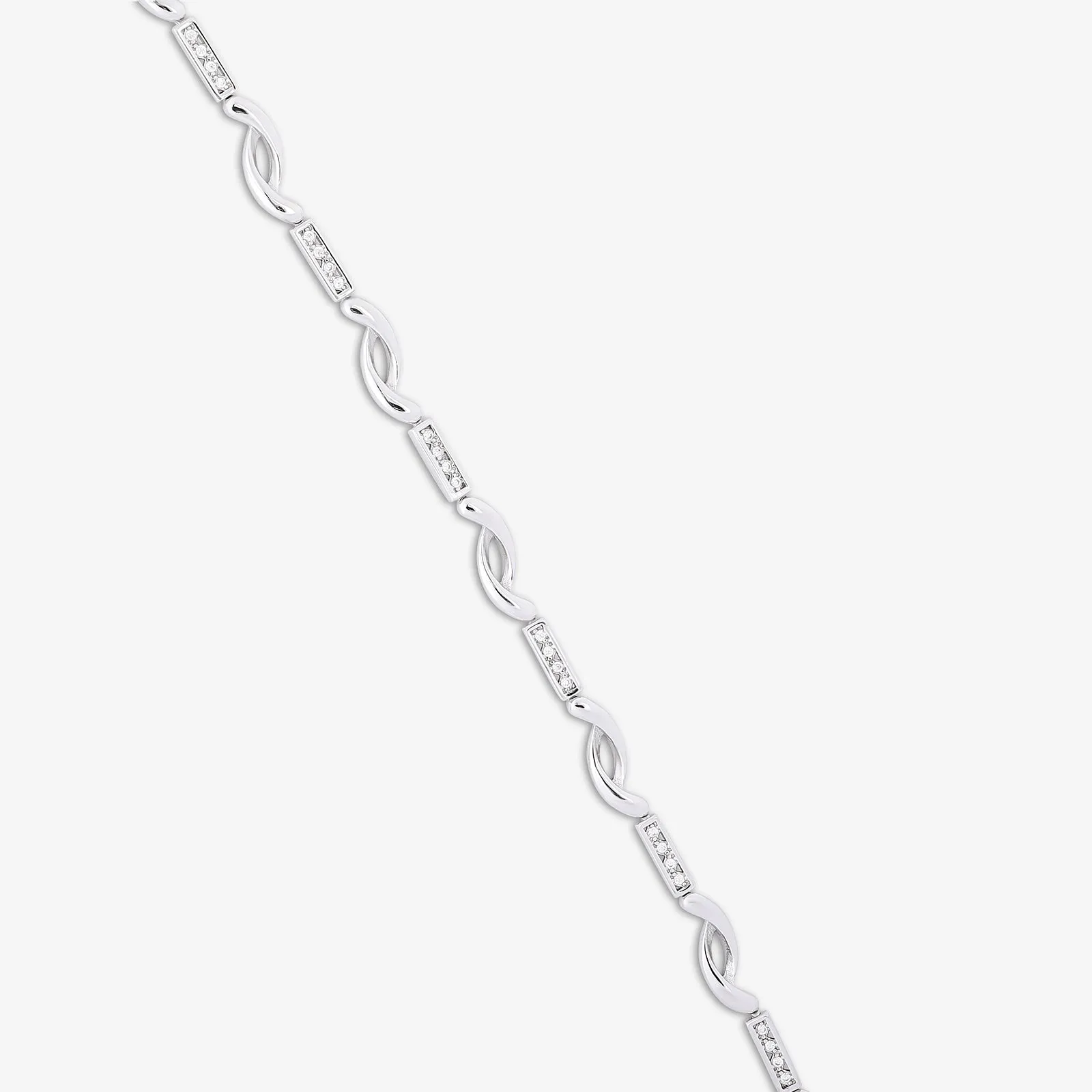 Handcrafted Crescent 925 Sterling Silver Moon Bracelet