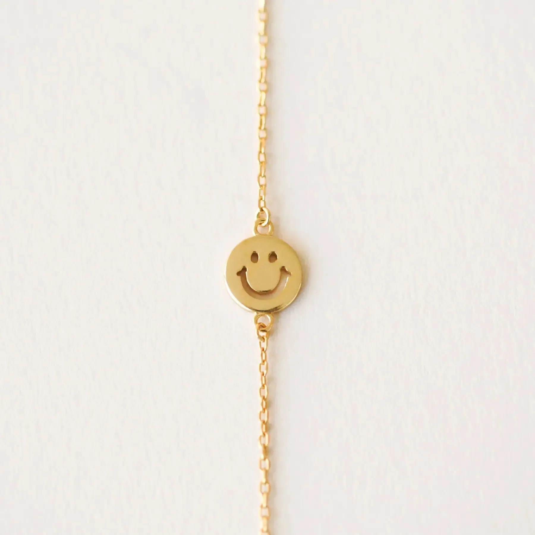 happy face necklace