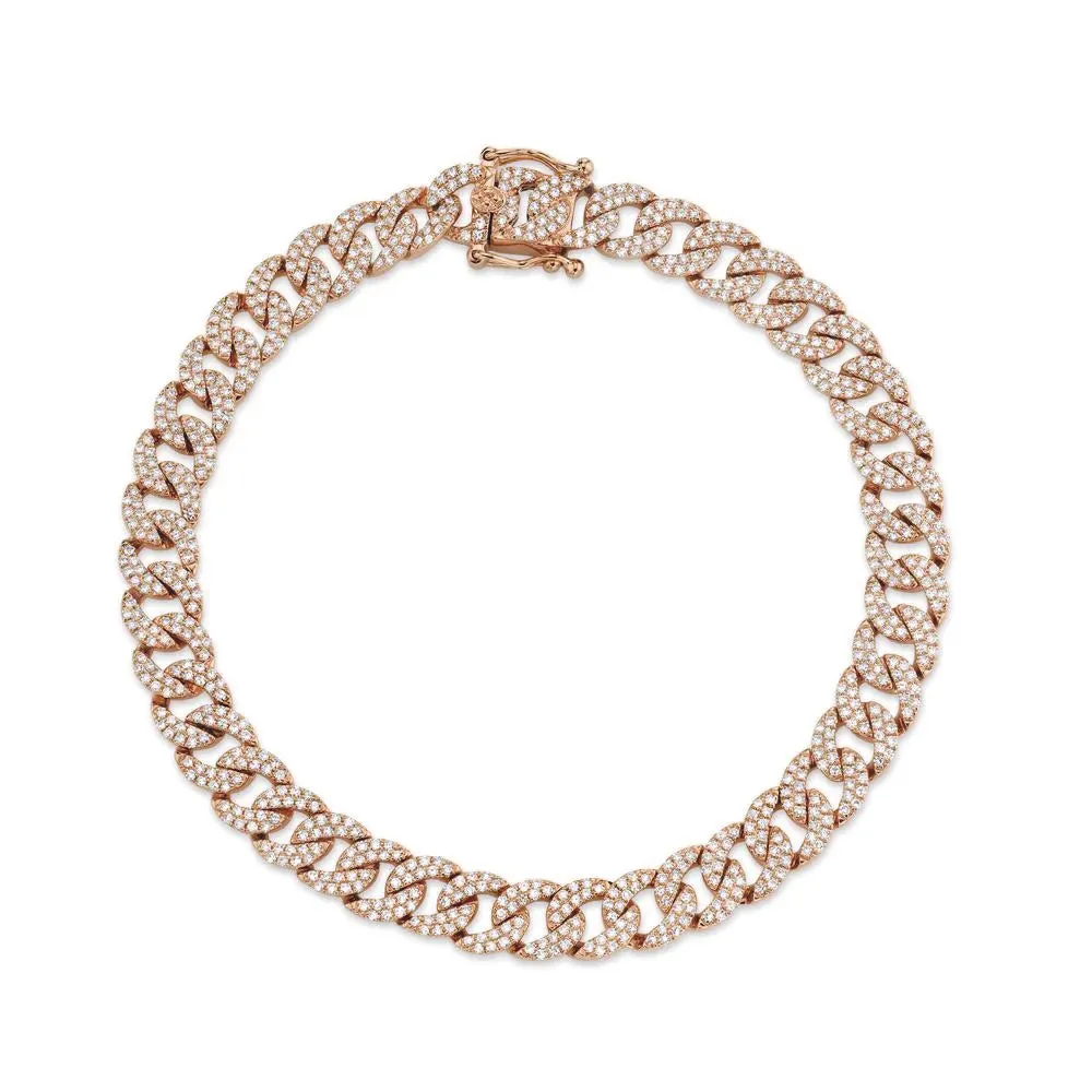 Havana Diamond Chain Bracelet