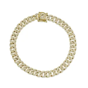 Havana Diamond Chain Bracelet