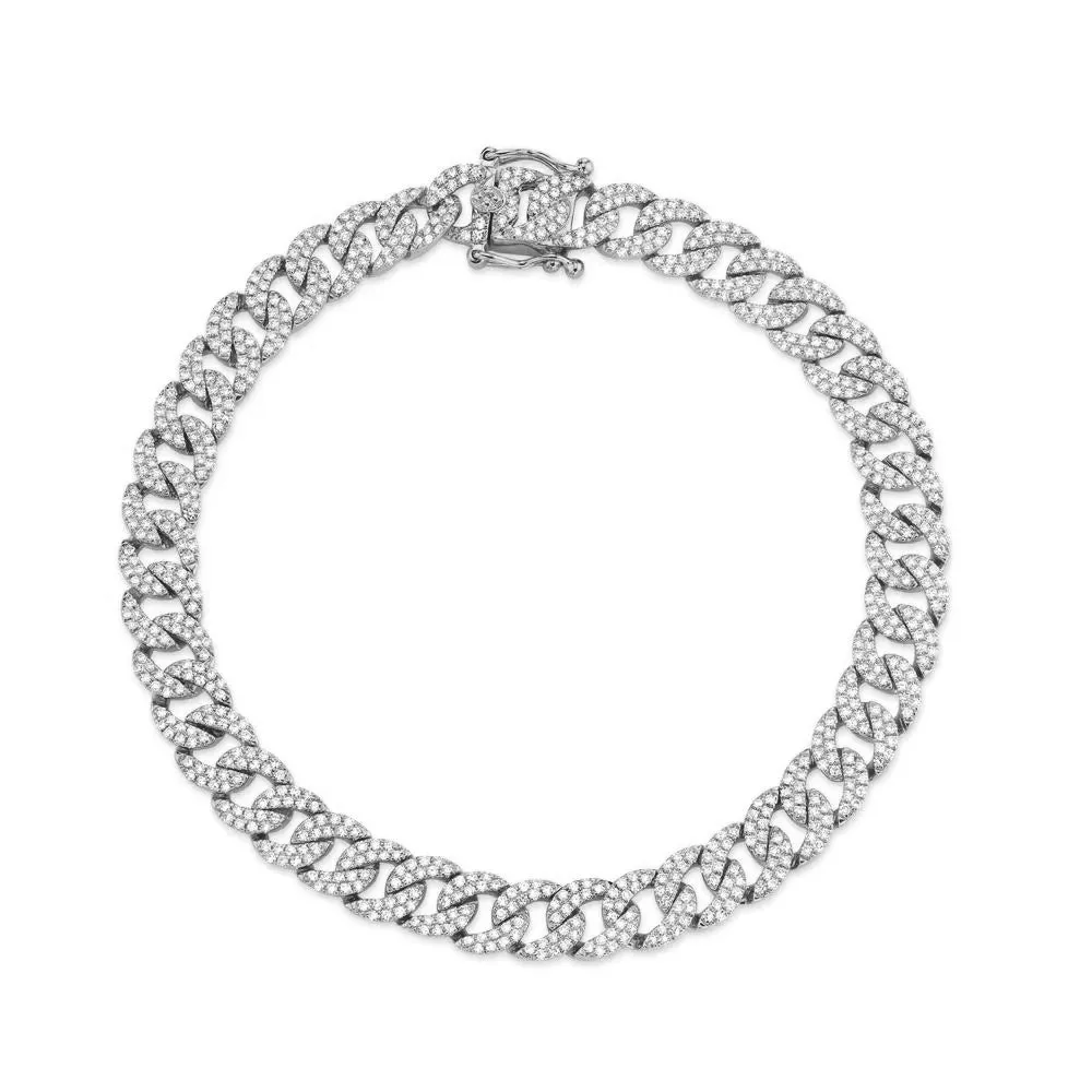 Havana Diamond Chain Bracelet