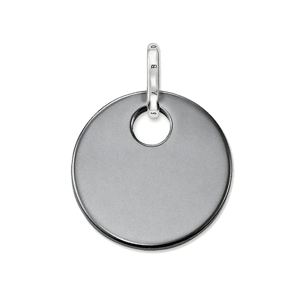 Hematite Pendant Disc