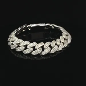 Iced Out Cuban Link Bracelet - 14mm
