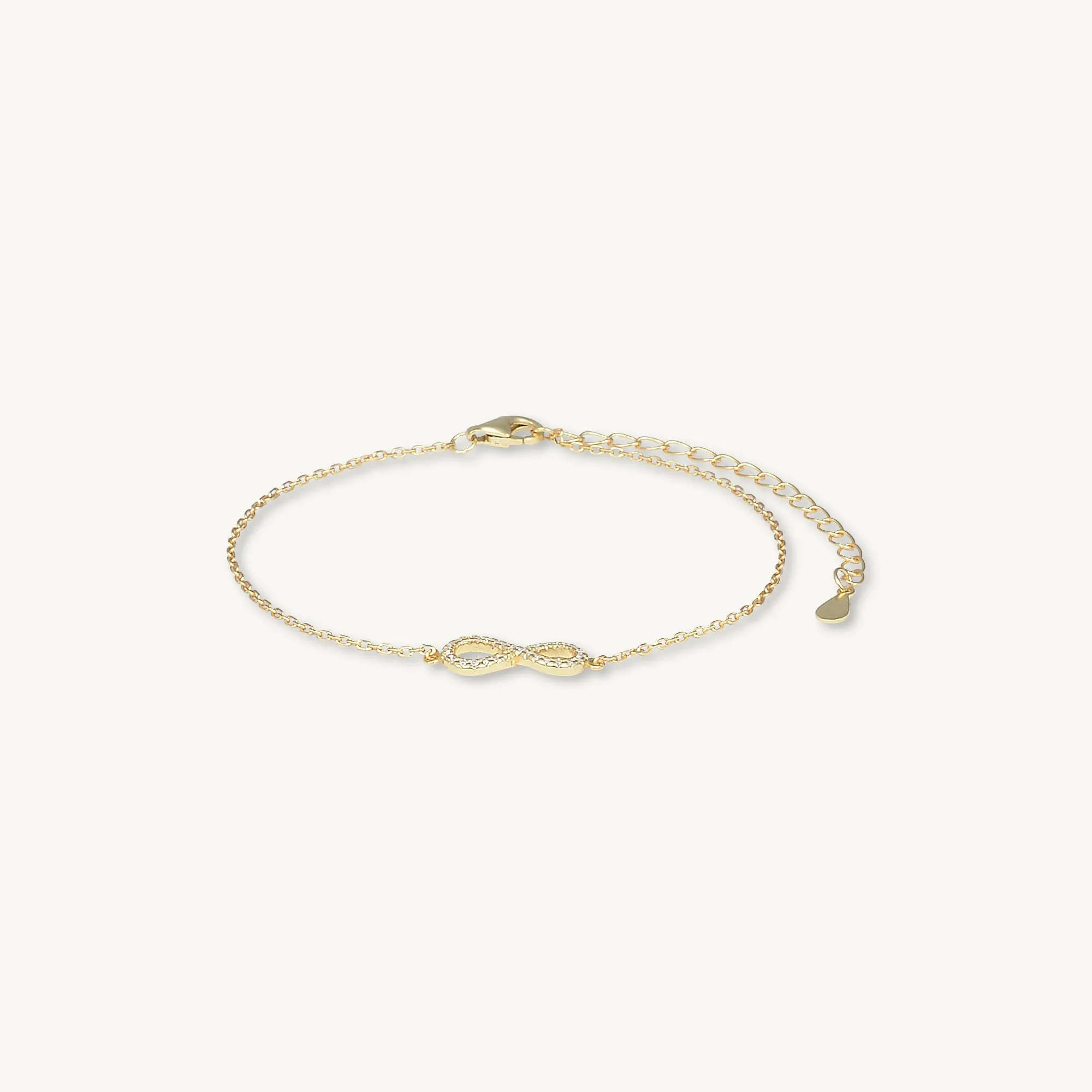 Infinity Sapphire Chain Bracelet