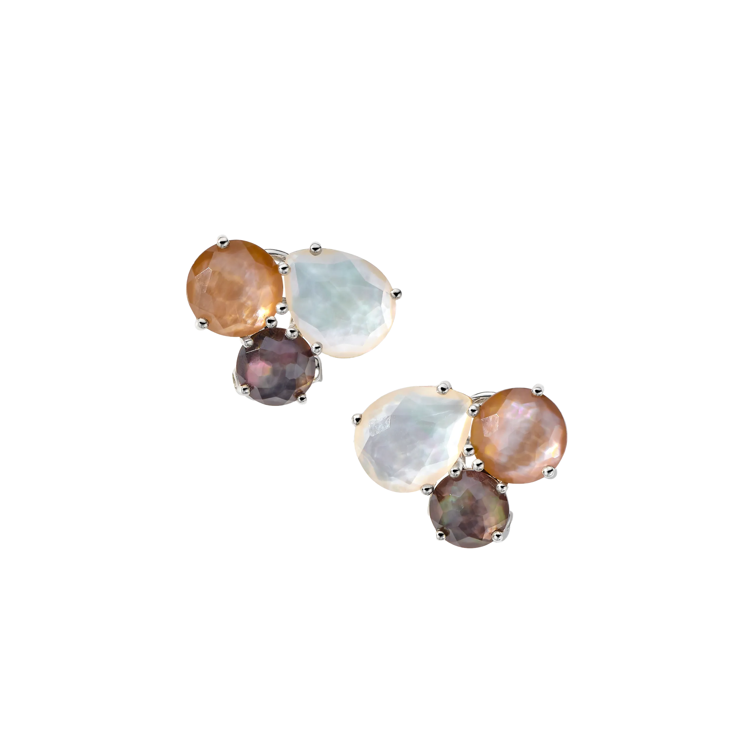 IPPOLITA Rock Candy Cluster Stud Earrings in Sabbia