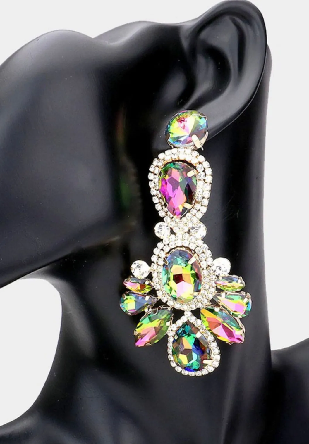 Iridescent Blossom Earrings