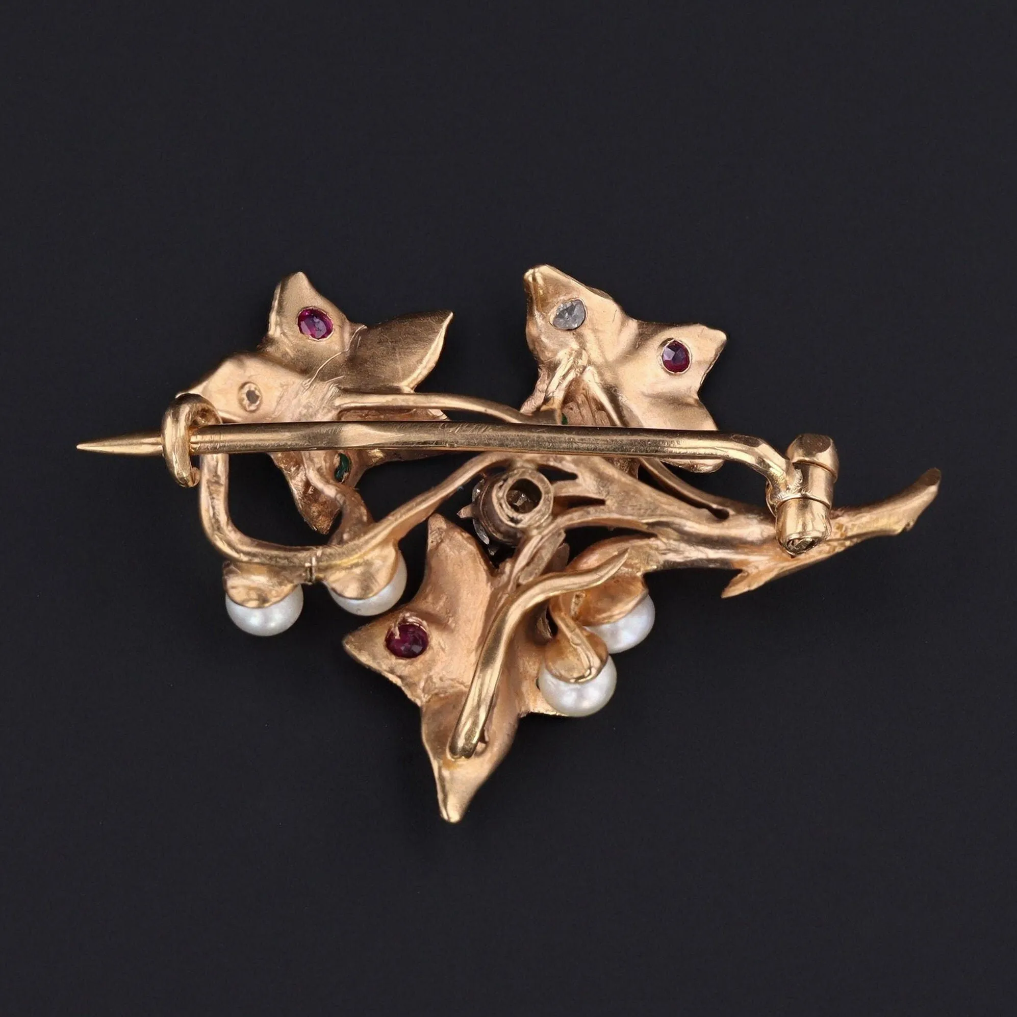 Ivy Brooch | Antique Brooch