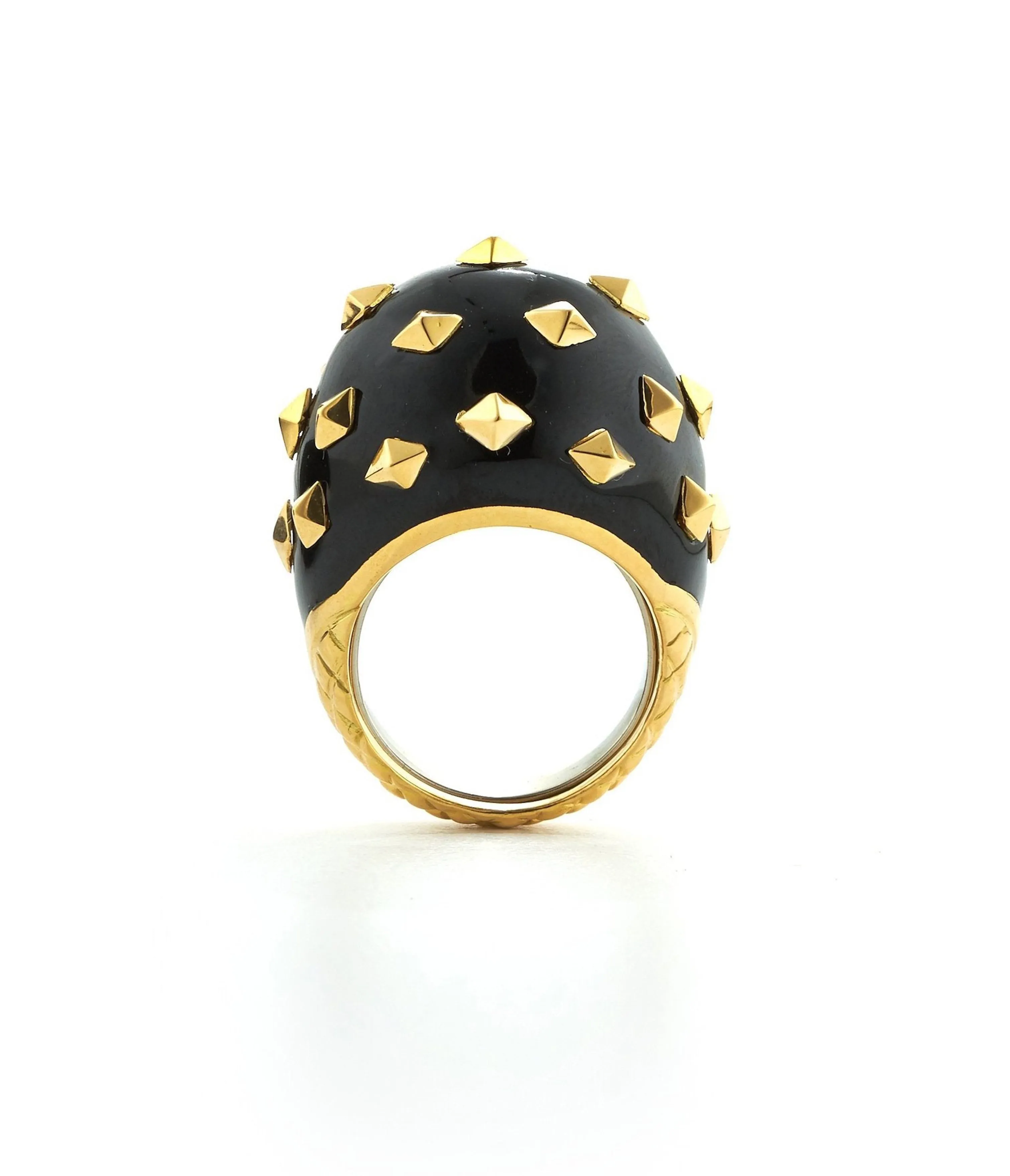 Jackie Ring, Black Enamel