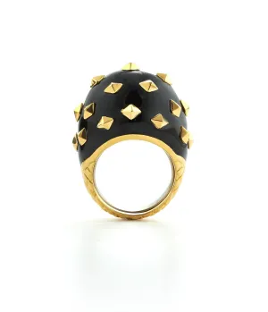 Jackie Ring, Black Enamel