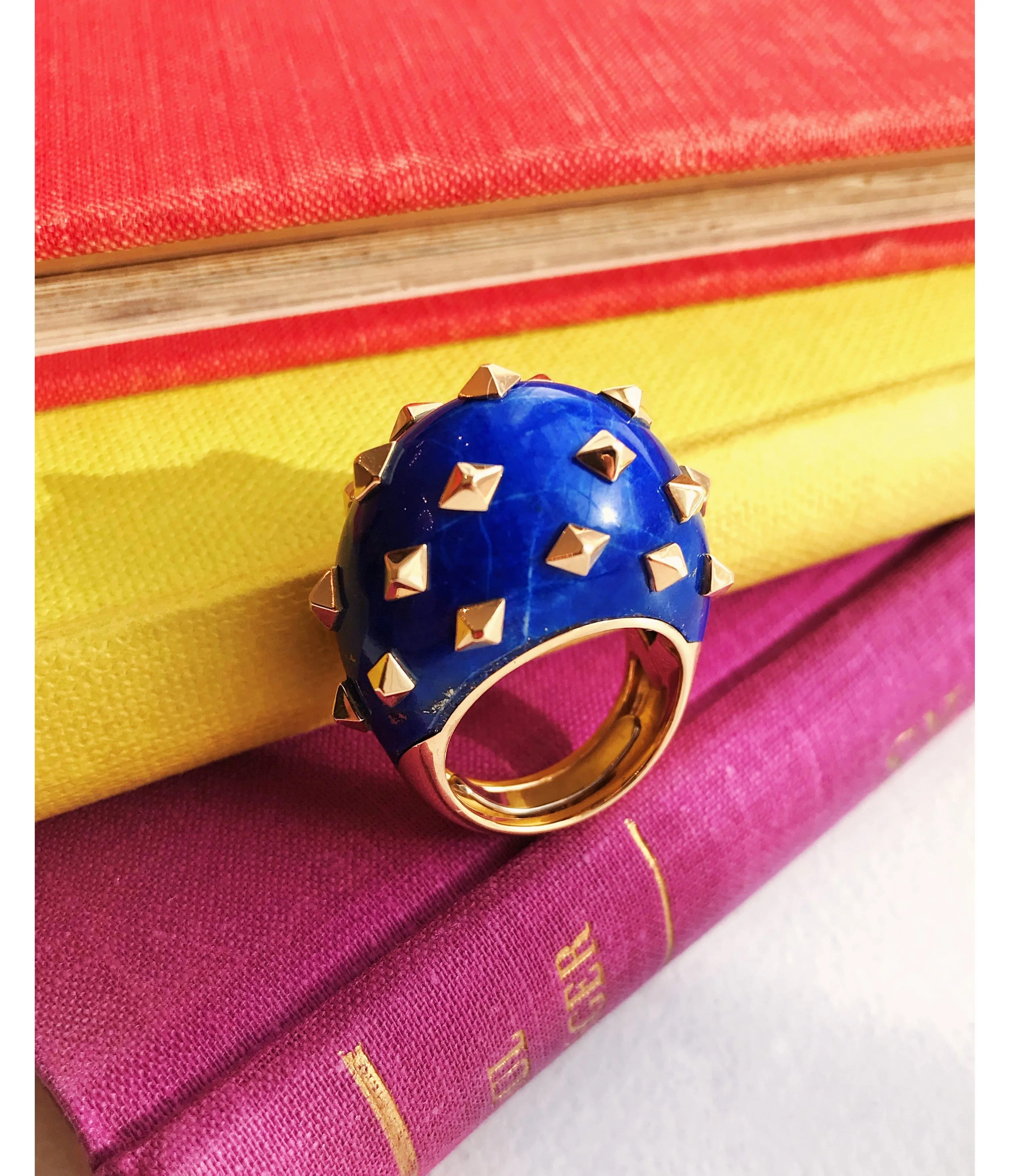 Jackie Ring, Blue Enamel
