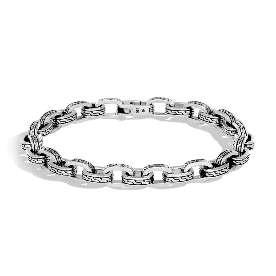 John Hardy Silver Asli Classic Chain Station Bracelet