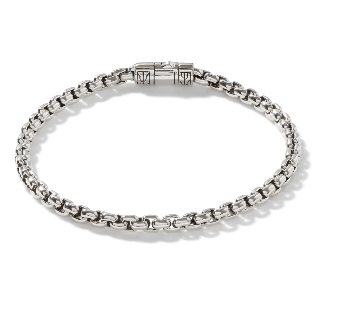 John Hardy Sterling Silver 4mm Box Chain Bracelet