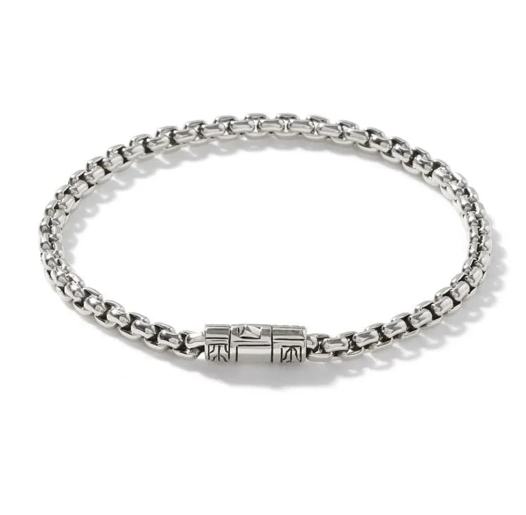John Hardy Sterling Silver 4mm Box Chain Bracelet