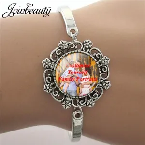 JOINBEAUTY Customize Yourself Family Portrait Photo Lace Bracelet Souvenir Gift For Mother Daughter Family Member Jewelry NA01