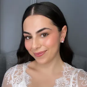 Karla Bridal Earrings Rose Gold