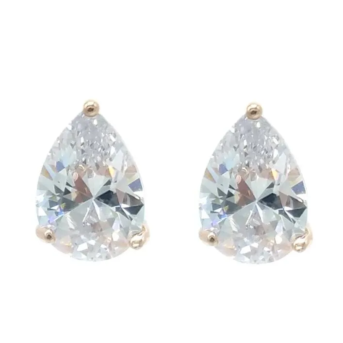 Karla Bridal Earrings Rose Gold