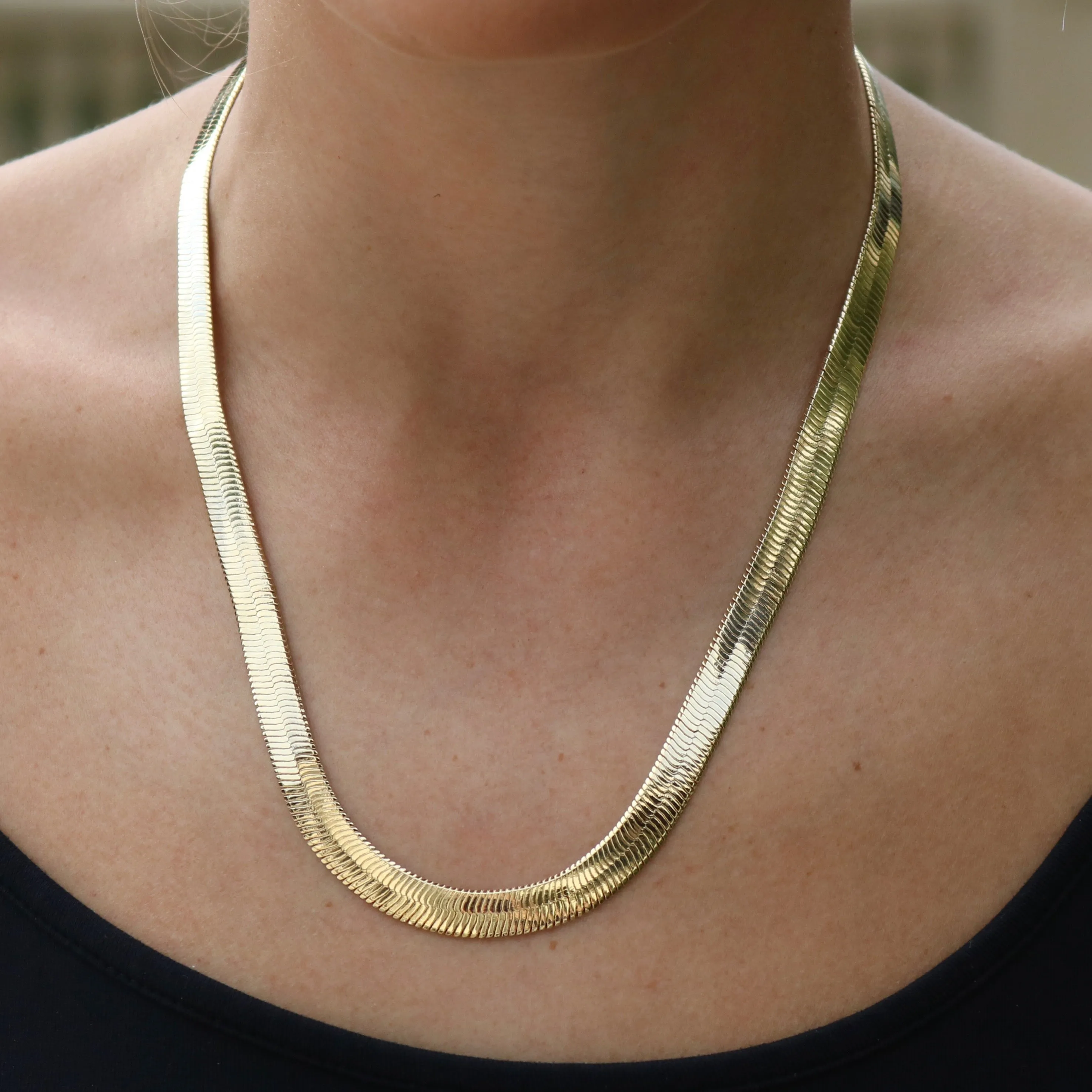 Laurel Herringbone Necklace