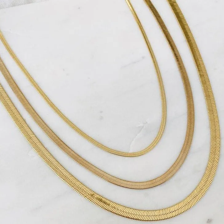Laurel Herringbone Necklace