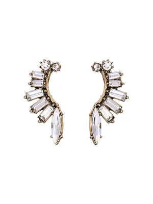 Leaf Pattern Alloy Earrings