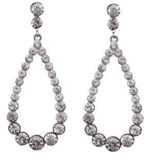 Light Blue Teardrop Gemstone Earrings