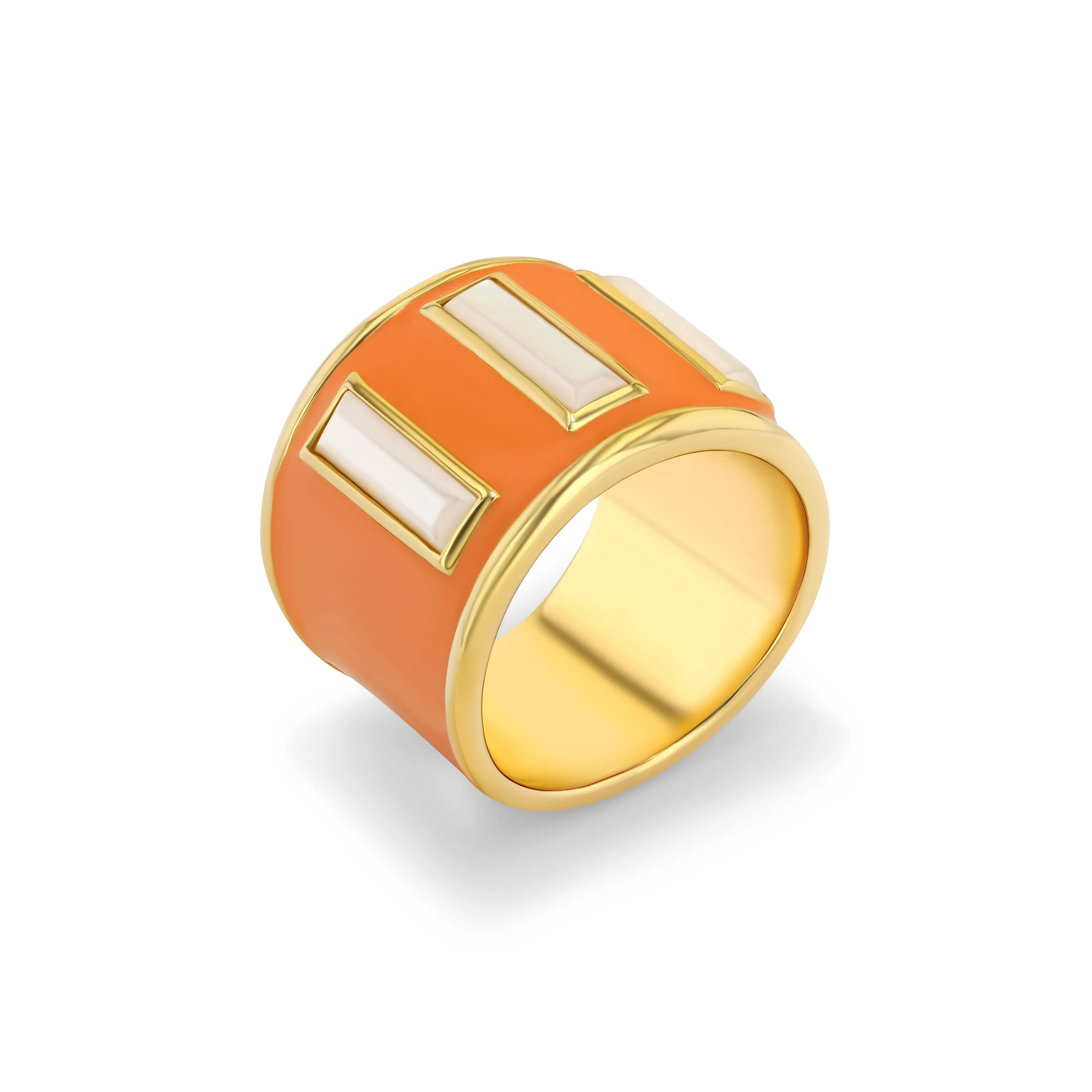 Limited Edition Gigi Enamel Ring / Marigold