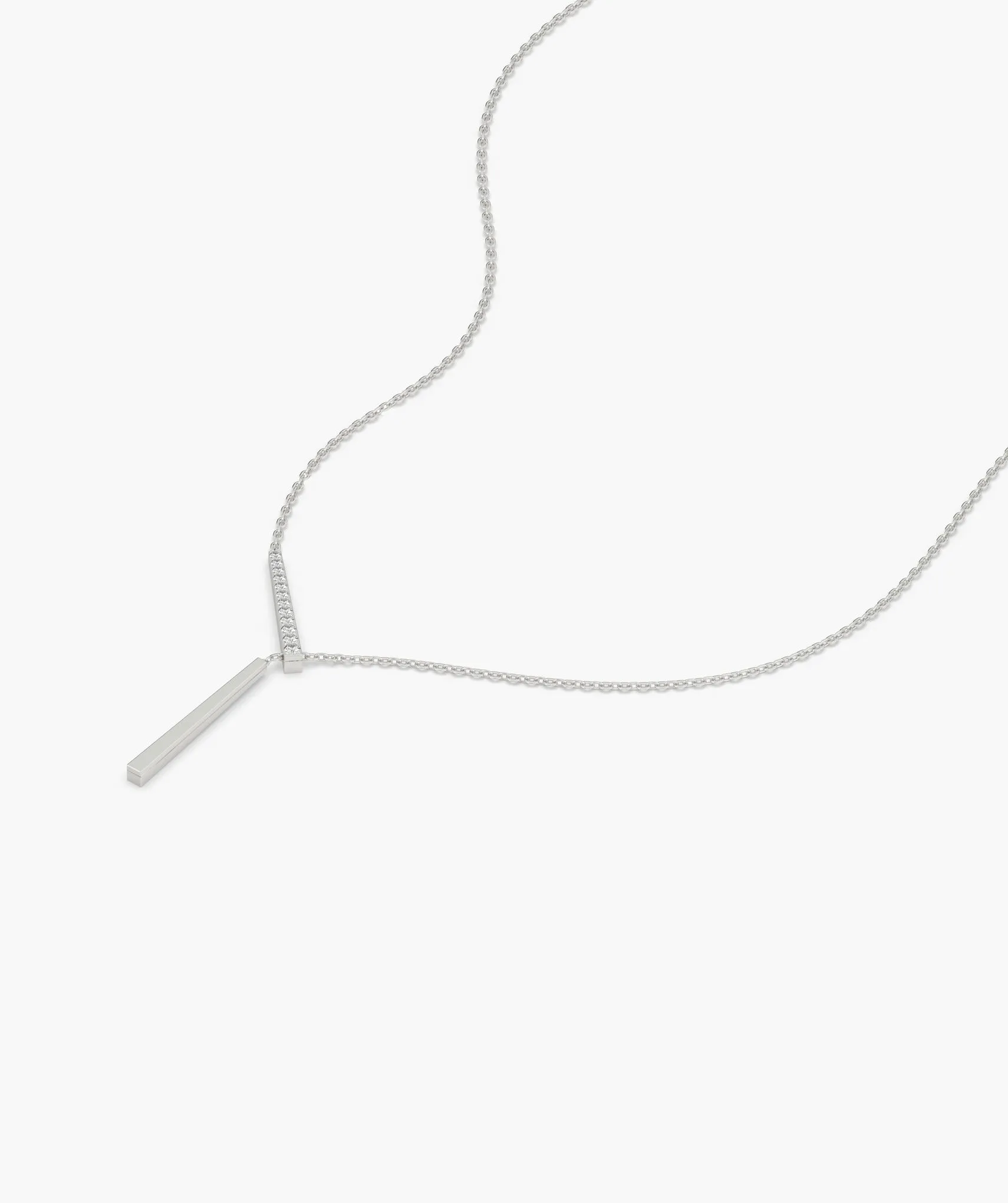 Linear Elegance 14K Gold Necklace