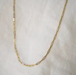 Long Link Paperclip Chain