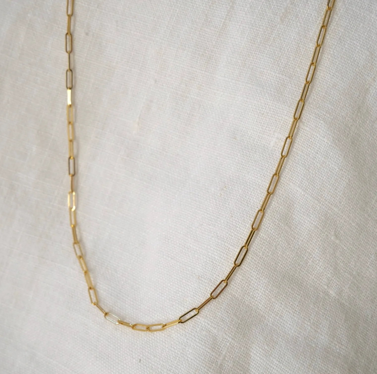 Long Link Paperclip Chain