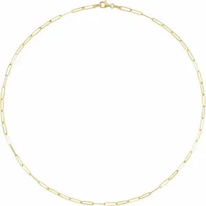Long Link Paperclip Chain