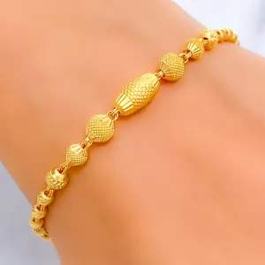 Lovely Elevated 22k Gold Bracelet