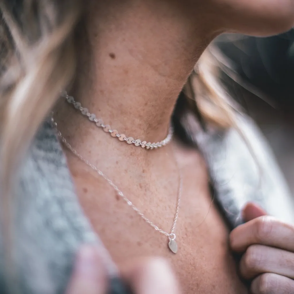 Luna Disc Chain Necklace