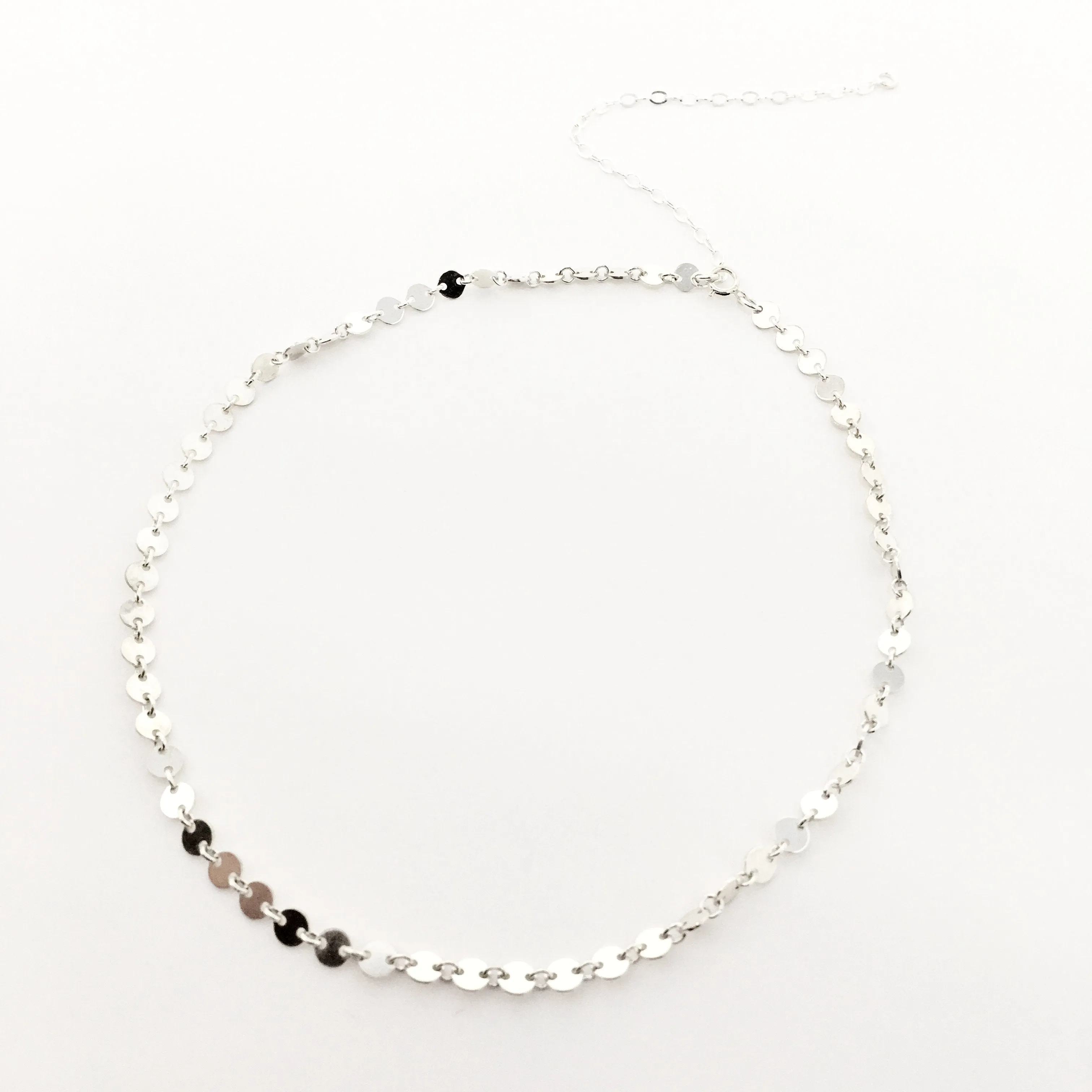 Luna Disc Chain Necklace