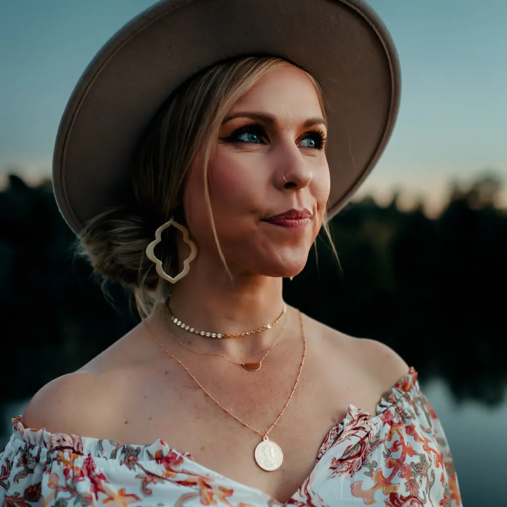 Luna Disc Chain Necklace