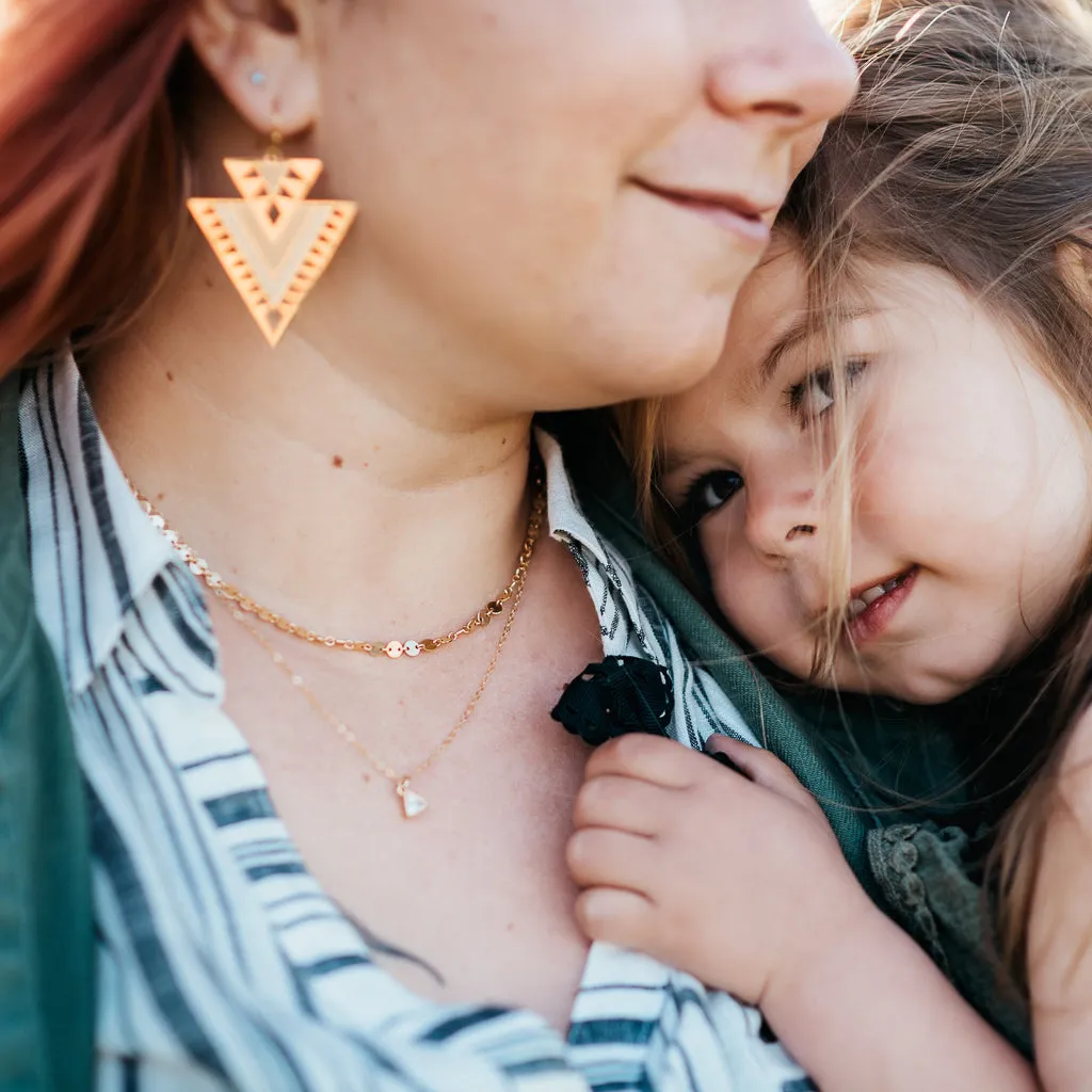 Luna Disc Chain Necklace