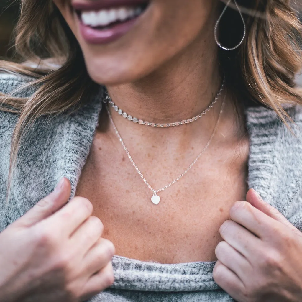 Luna Disc Chain Necklace