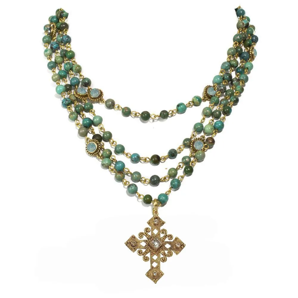 Lux Turquoise Magdalena Asst Medals