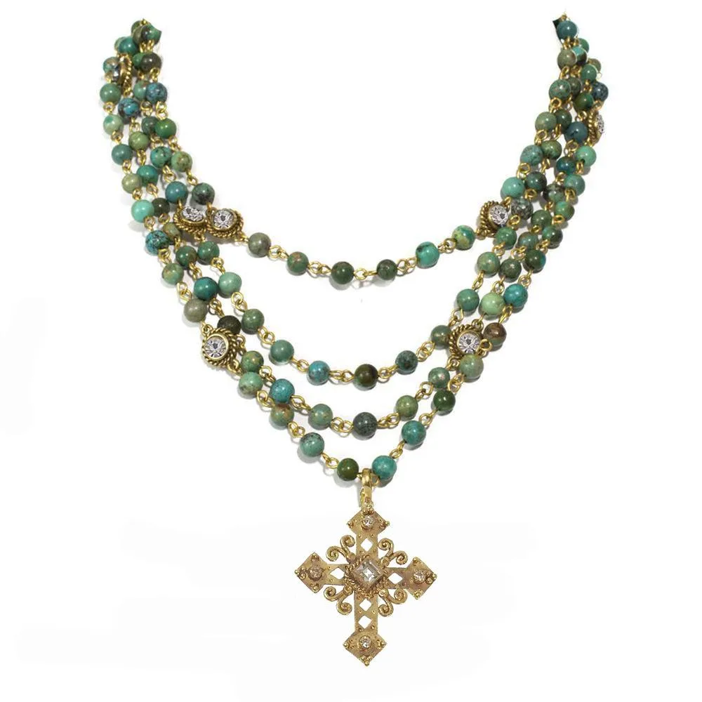 Lux Turquoise Magdalena Asst Medals