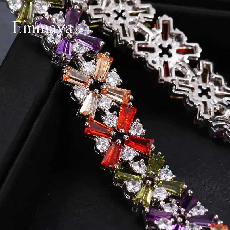 Luxury Bracelet Crystal Bracelets For Women Charm Bracelets & Bangles Female Bridal Wedding Jewelry