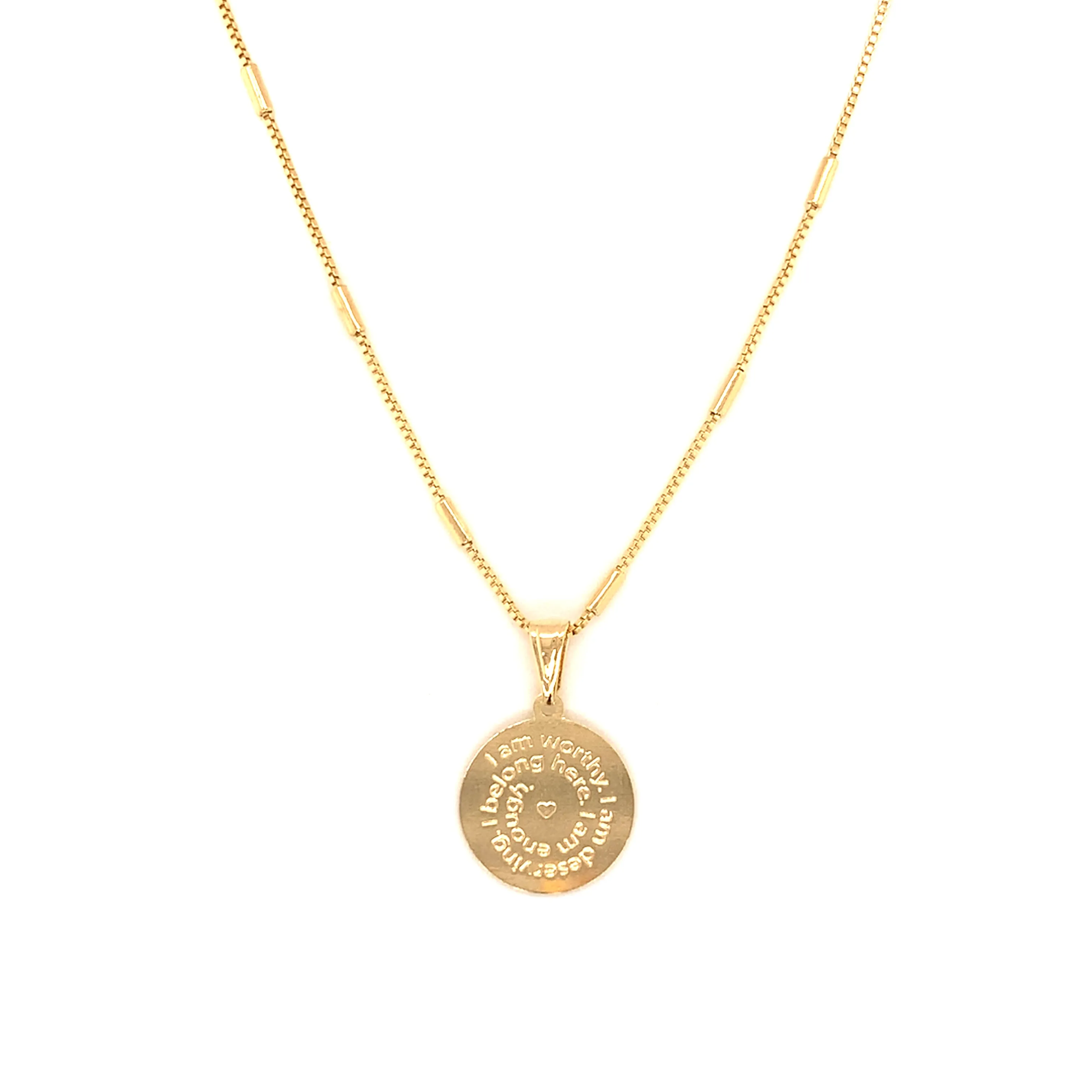 Mantra Charm Necklace
