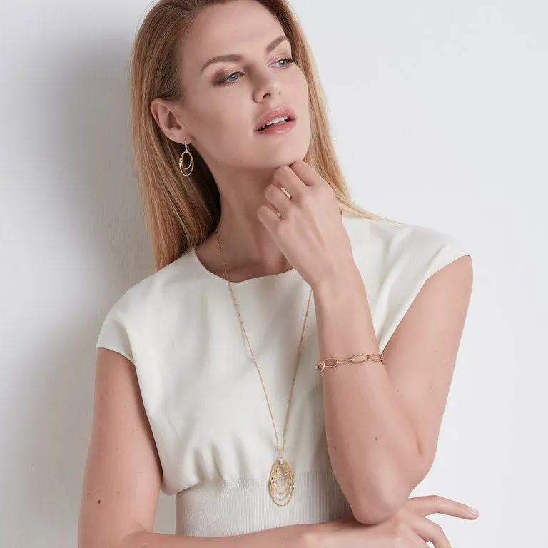Marco Bicego Marrakech Onde 18K Yellow Gold Twist Link Bracelet