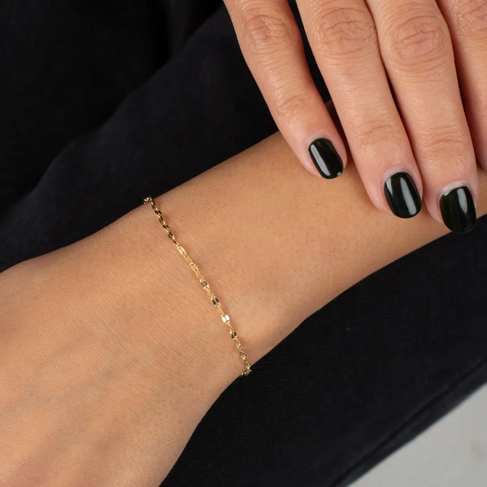 Mariner Link Chain Bracelet 14K