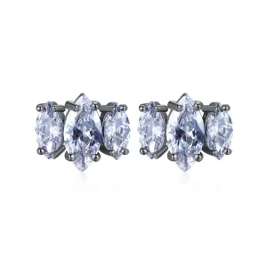 Marquise Crystal Stud Earrings