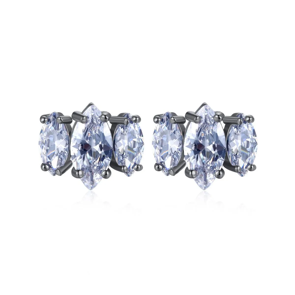Marquise Crystal Stud Earrings