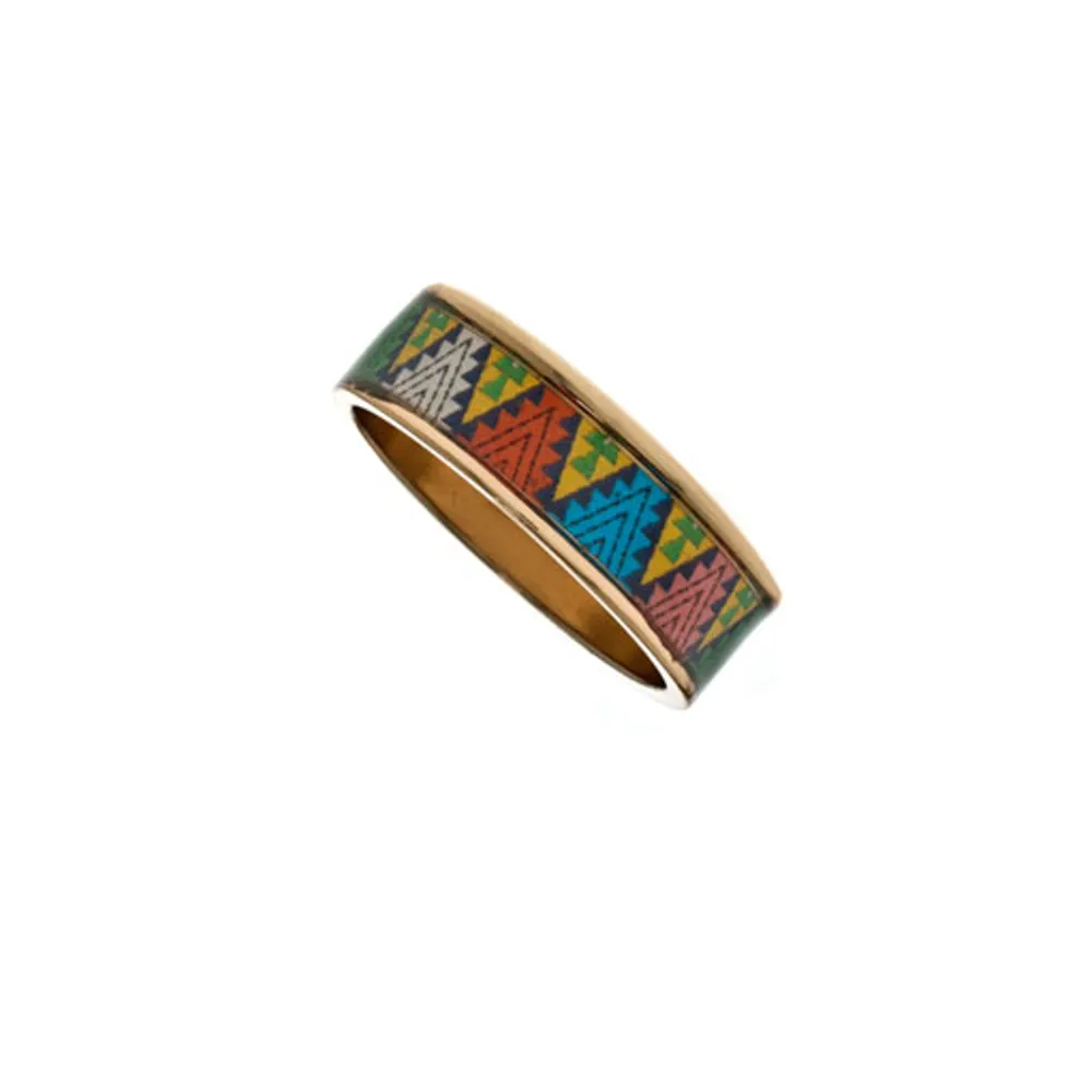 MAYA™ Aztec Triangle 1/4” Ring