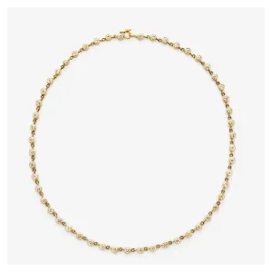 Meadow Rivière Diamond Necklace in 20K Peach Gold- 16"