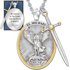 Men Necklaces Archangel St. Michael