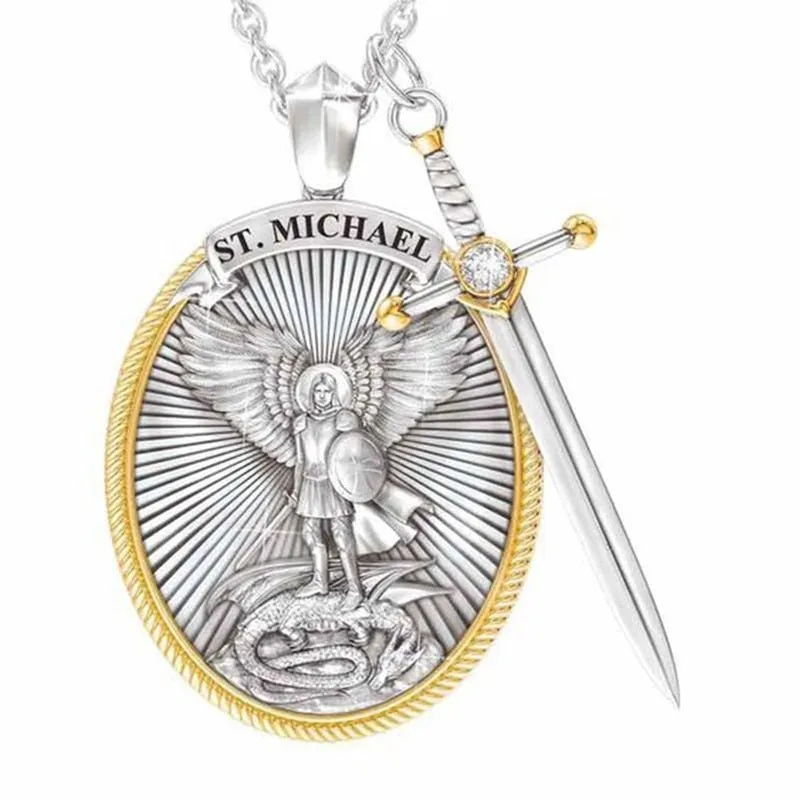 Men Necklaces Archangel St. Michael