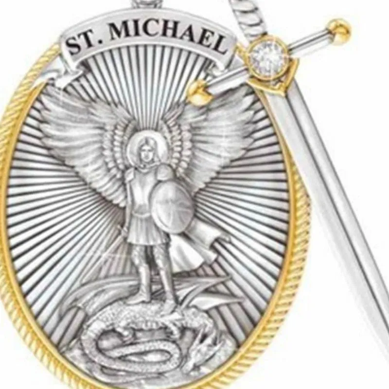 Men Necklaces Archangel St. Michael