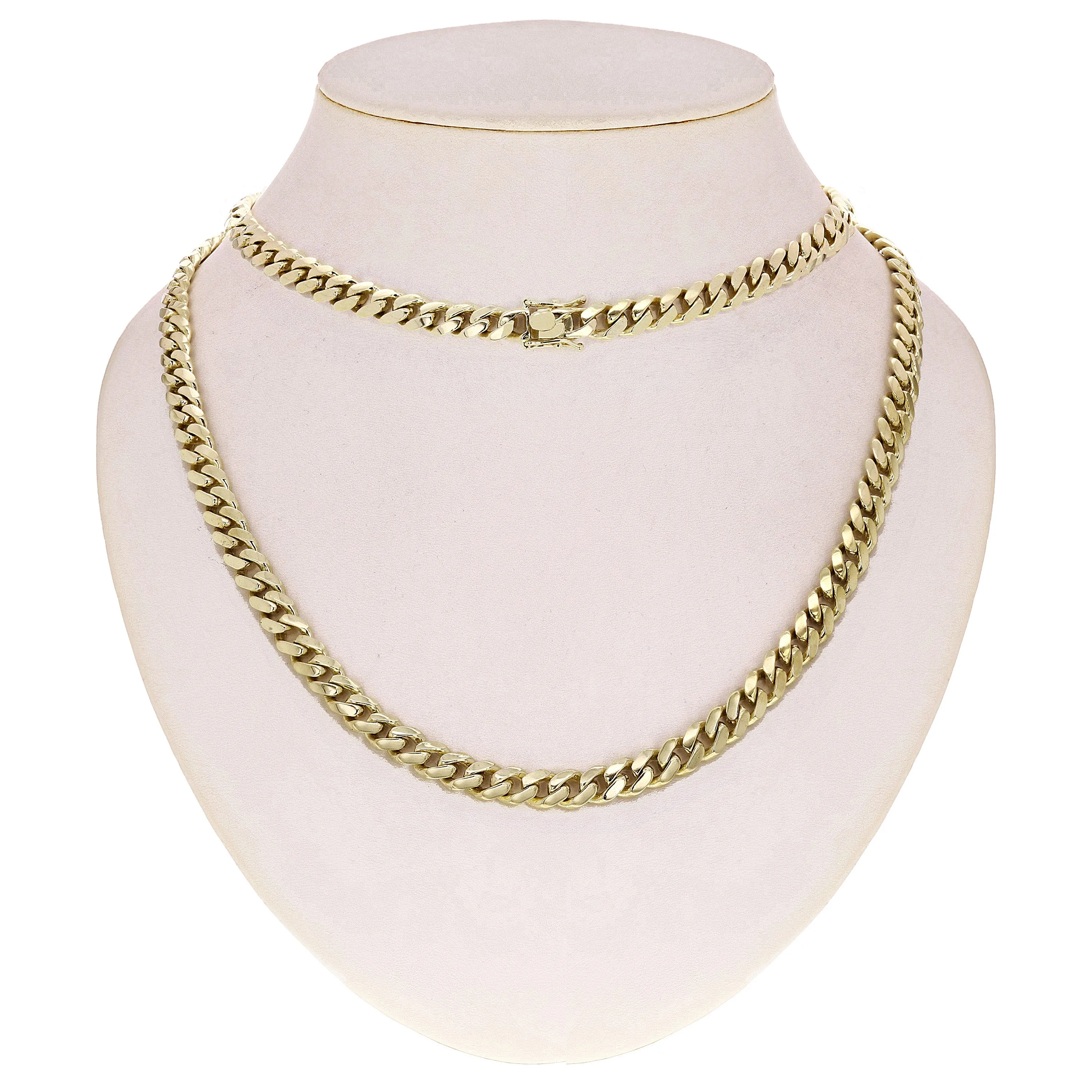 Men's 14k Yellow Gold Solid Miami Cuban Link Bracelet 8" 8mm 32.6 grams