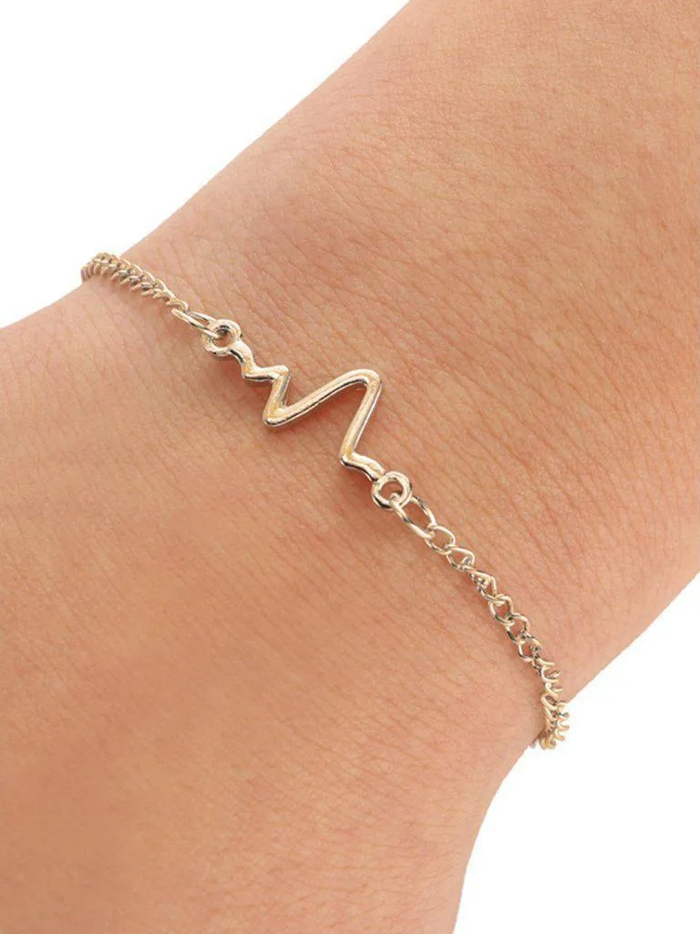 Mental Decorate Chain Bracelet